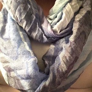 Blue Ombré Infinity Scarf